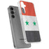 Syria Flag Distressed Galaxy S24 Plus Clear Case